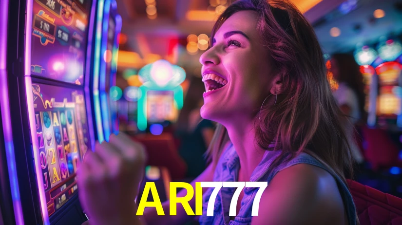 Interfaz de la app móvil ARI777 en un smartphone moderno